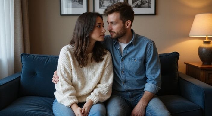 Een man en vrouw zitten intiem samen en willen sexcontact in Vlaams-Limburg.